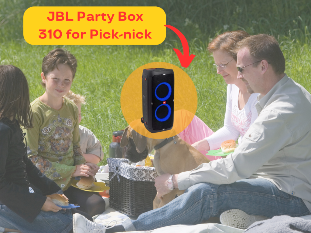 Speaker on Rent for Picknick - JBL Party Box 310 - Sound on Rent for ...