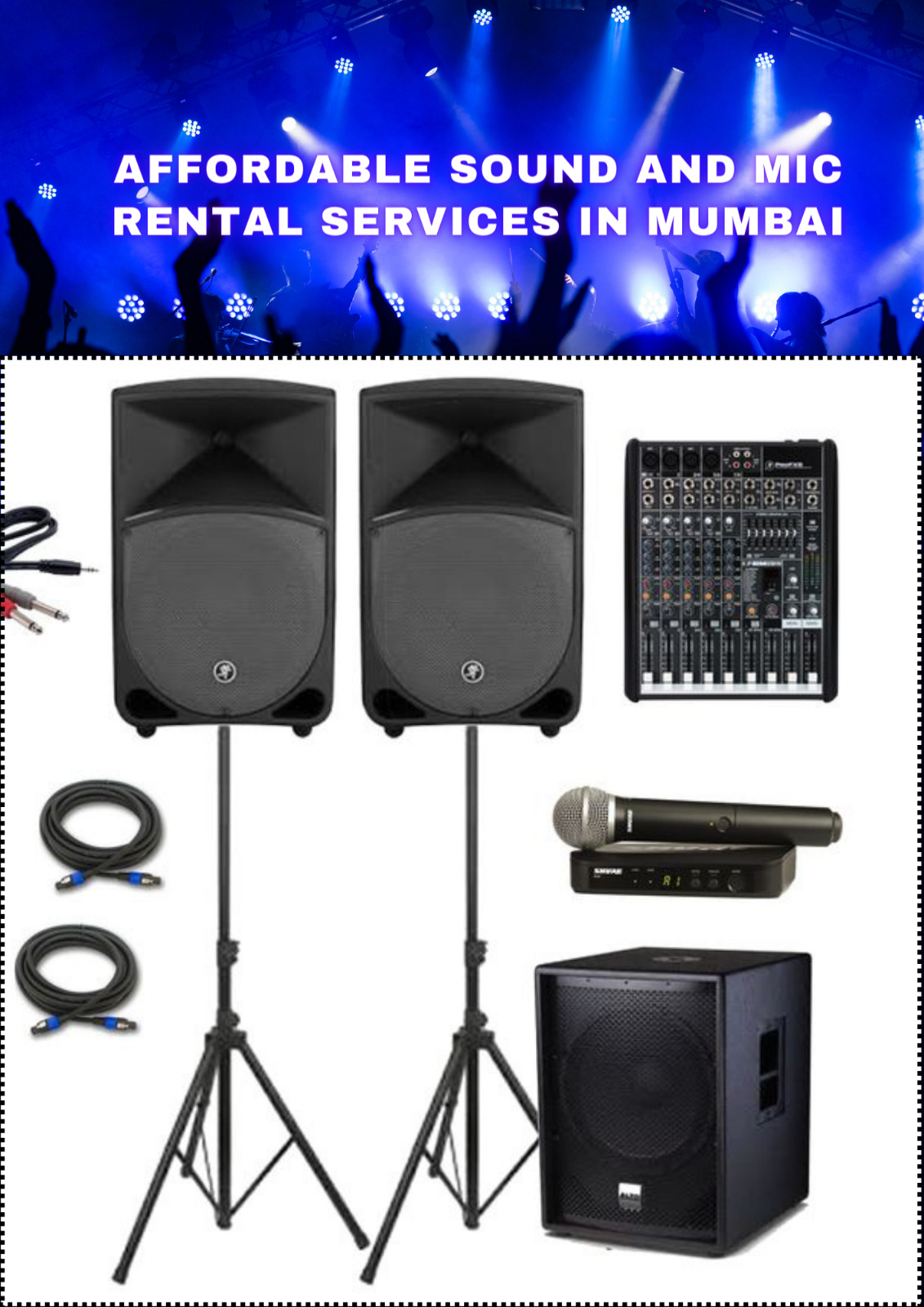 Affordable Sound and Mic Rental Services in Mumbai